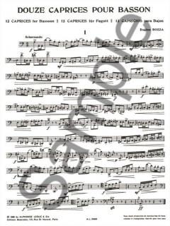 12 Caprices von Eugène Bozza 