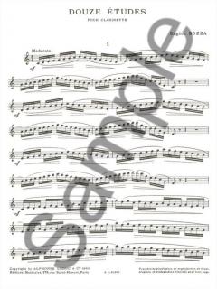 12 Etudes von Eugene Bozza 