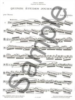 15 Etudes Journalieres Op.64 (Eugene Bozza) 