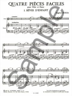 4 Pieces Faciles von Eugene Bozza 