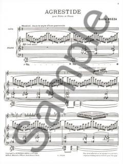 Agrestide Op. 44 von Eugene Bozza 