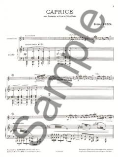 Caprice von Eugene Bozza für Trompete in C oder B und Klavier im Alle Noten Shop kaufen