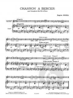 Chanson a Bercer von Eugene Bozza 