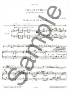 Concertino von Eugene Bozza 