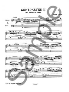 Contrastes 2 von Eugene Bozza für Holzbläser Duo im Alle Noten Shop kaufen