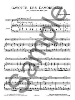 Gavotte Des Damoiselles von Eugene Bozza 