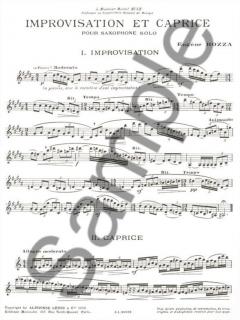 Improvisation et Caprice von Eugene Bozza 