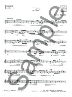 Lied von Eugène Bozza 