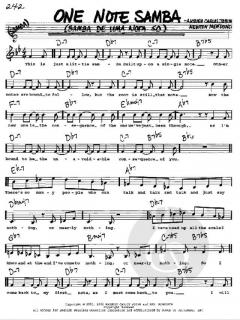 One Note Samba von Antonio Carlos Jobim 