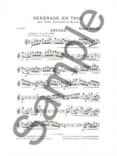Serenade en Trio (Eugene Bozza) 