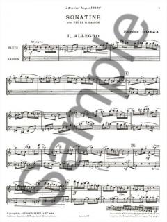 Sonatine von Eugène Bozza 