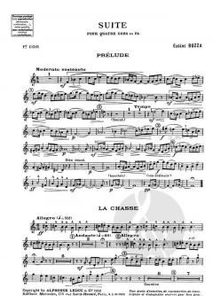 Suite von Eugene Bozza für Hornquartett bei alle-noten.de