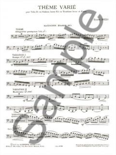 Theme Varie von Eugène Bozza 