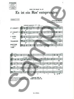 Es Ist Ein Ros Entsprungen (Johannes Brahms) 