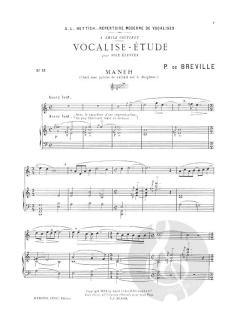 Vocalise Etude No.11 von Pierre de Breville 