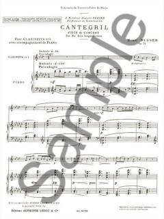 Cantegril Op. 72 von Henri Busser 