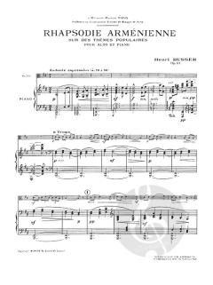Rhapsodie Armenienne von Henri Busser 