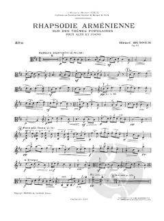Rhapsodie Armenienne von Henri Busser 