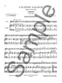 L'Europe Galante: Menuet Vif et Gigue von André Campra 