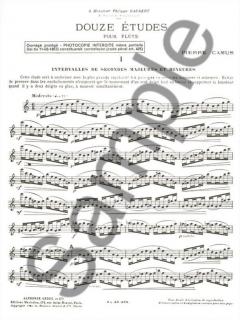 12 Etudes von Camus 