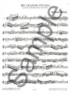 20 Grandes Etudes von Ferdinand Capelle 