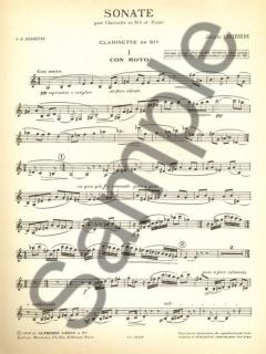 Sonate von Jacques Castérède 