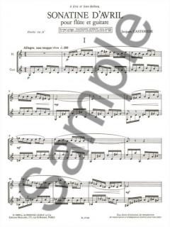 Sonatine d'Avril von Jacques Castérède 