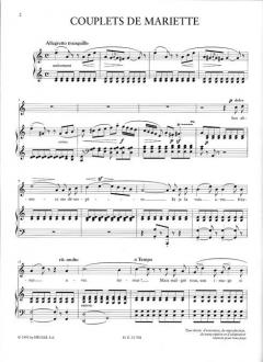 Melodies Vol.1 / lp75 / Chant et Piano von Emanuel Alexis Chabrier 