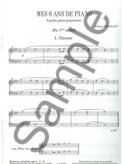 Mes 6 Ans de Piano von Jacques Chailley 