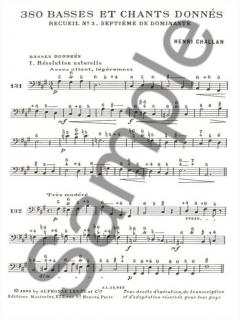 380 Basses et Chants Donnes Vol. 03 von Henri Challan 