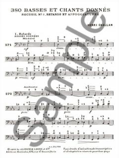 380 Basses et Chants Donnes Vol. 07 von Henri Challan 