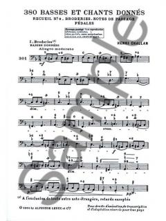 380 Basses et Chants Donnes Vol. 08 von Henri Challan 