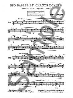 380 Basses et Chants Donnes Vol. 10 von Henri Challan 