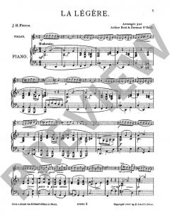 La Légere von Joseph-Hector Fiocco (Download) 