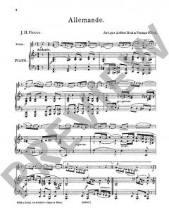 Allemande von Joseph-Hector Fiocco (Download) 