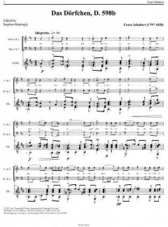 Das Dörfchen (Bürger) op. 11/1 D. 598b von Franz Schubert (Download) 