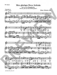 Mein gläubiges Herze, frohlocke von Johann Sebastian Bach (Download) 