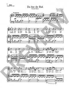 Wiegenlied / Du bist die Ruh von Franz Schubert (Download) 