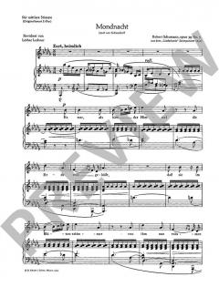 Mondnacht & Frühlingsnacht op. 39/5 & op. 39/12 von Robert Schumann (Download) 