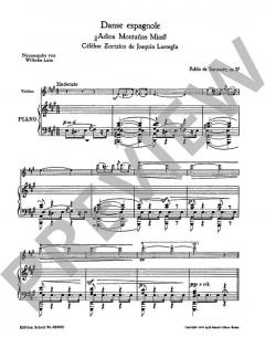 Danse Espagnole von Pablo de Sarasate y Navascuez (Download) 