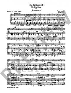 Ballettmusik Nr. 2 G-Dur von Franz Schubert (Download) 