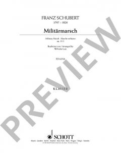 Militärmarsch D-Dur von Franz Schubert (Download) 