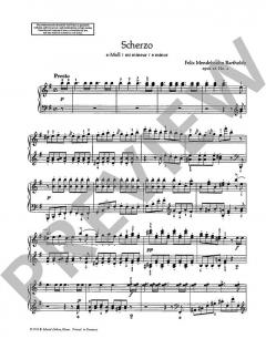 Scherzo in e-moll op. 16 Nr. 2 von Felix Mendelssohn Bartholdy (Download) 
