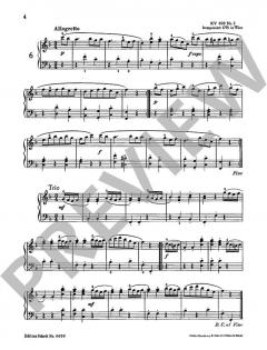 6 deutsche Tänze Heft 2 von Wolfgang Amadeus Mozart (Download) 
