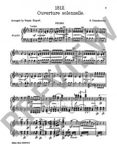 1812 - Ouverture Solennelle op. 49 von Peter Iljitsch Tschaikowsky (Download) 