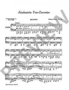 Akademische Fest-Ouvertüre op. 80 von Johannes Brahms (Download) 