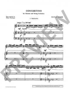 Concertino von Mátyás Seiber (Download) 
