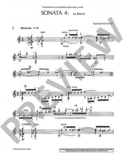 Sonata Nr. 4 von Reginald Smith Brindle (Download) 