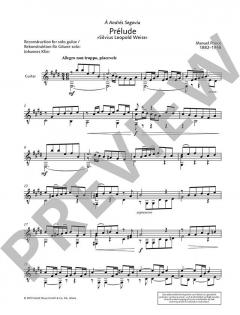 Prélude 'Silvius Leopold Weiss' von Manuel Maria Ponce (Download) 
