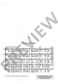 Lord, now lettest Thou Thy servant depart von Henry Purcell (Download) 